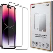 Saii iPhone 15 3D Premium Beskyttelsesglass - 2 Stk.