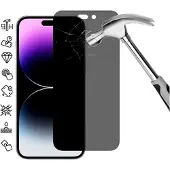 Mtp Products iPhone 16 Pro Max Privatliv Beskyttelsesglass