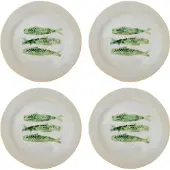 Creative Collection Bloomingville Hadden tallerken, grønn, steingods