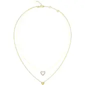 GUESS Beloved Two Hearts Halskjede