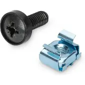 Digitus DN-19 SET - Rackskruer, -mutre og -underlagsskiver - 19 (en pakke 50) - for P/N: DN-19 07U-6/6, DN-19 09U-6/6, DN-19 12U-6/6, DN-19 16U-6/6, DN-19 20-U, DN-19 20U-6/6