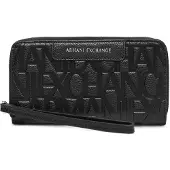Armani Exchange for woman. XW001606AF15774UC001 Arround wallet black (OSFA), Casual, Polyester