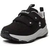 Timberland for boy. TB0A6E1AEK91 Leather shoes with velcro fastening Motion Access black (23), Flat, Casual, children's fashion