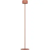 Eglo Roccanova-L solcelledrevet LED-terrasselampe, oransje, høyde 120 cm