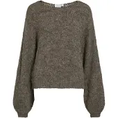 Vila Vimarley Båthals Strikket Pullover