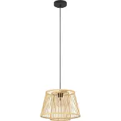 Eglo Hykeham hengelampe, Ø 38 cm, natur, bambus