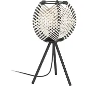 Eglo WAVERTON bordlampe H400 E27 sort/tre/hvit