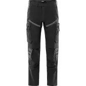 Fristads Stretchbukse 2653 LWS Svart/grå C44