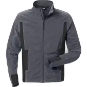 Fristads Microfleecejakke 4003 MFL Grå/svart 4XL