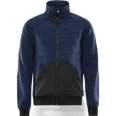 Fristads Sweatshirtjakke 7052 SMP Marineblå/svart 3XL