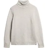 Superdry for man. M6110618A Light gray Brushed Roll Jersey (XL), Casual, Grey, Polyester