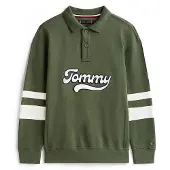 Tommy Hilfiger Varsity Langermet Poloskjorte