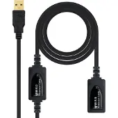 Nanocable Usb 2.0-forlenger 15 M