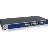 Netgear Easy Smart XS724EM - V2 - switch - smart - 24 x 100/1000/2.5G/5G/10GBase-T + 4 x 10 Gigabit SFP+ - stasjonær, rackmonterbar - for A...