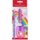 Faber-Castell Blyantsett - Jumbo Unicorn - 3 Deler - Lilla - - OneSize - Blyanter