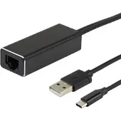 Deltaco Ethernet Adapter Casting Device - 1 m