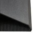 LINDBY utendørs LED-vegglampe Anlira, svart, opp- og nedlys, IP65
