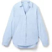 Tom Tailor With Slub Structure 1035247 Langermet Bluse