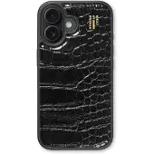 IDEAL OF SWEDEN Vegan Leather Case MagSafe iPhone 17 Black Croco