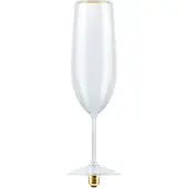 Segula LED-pære flytende champagne, E27, 4 W 922 dimbar