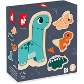 Janod Dino 4 Evolusjonære Gåter Dino