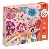 Djeco Kreativt Aktivitetsboks - Blomster - - OneSize - Kreativt leker