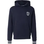 Superdry for man. M2014280A Athletic Club Hood green (S), Casual, Cotton, Long sleeve, Navy