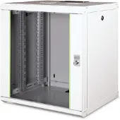 Digitus SoHoline DN-19 12-U - Skap - veggmonterbar - grå, RAL 7035 - 12U - 19