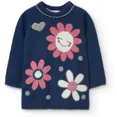 Boboli Knitwear Kjole Med Lange Ermer
