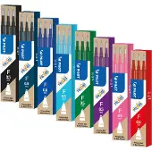 Pilot Refill 3-pakning FriXion Ball Utviskbart blekk 0,5 rød