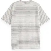 Scotch & Soda Relaxed Fit Lurex Kortarmet T-skjorte