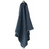 Hoie Håndkle - 50x90 cm - Mørkeblått - 100 % økologisk bomull - Frotthåndkle fra Høie