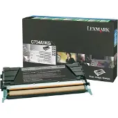 Lexmark Tonerkassett sort 8.000 sider return