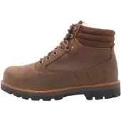 Timberland for man. TB0A6CFXEM41 Britton Road brown leather boots (47.5), Flat, Laces, Casual, Outdoor