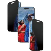PanzerGlass iPhone Air Ultra-Wide Fit EasyAligner 2-Way Privatliv Beskyttelsesglass - 9H - svart kant