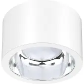 EVN ALG54 LED-takspot, Ø 12,9 cm hvit