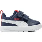 Puma Courtflex V3 Sneakers Toddlers, Shoes, Navy/White/Red, 23