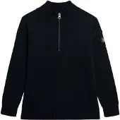 Superdry Slouchy Knitted Genser Med Halv Glidelås