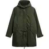 Superdry for woman. W5011939A Military Borg Fishtail Parka green (M), Casual, Cotton