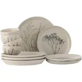 Bloomingville Bea bordsservise-sett, natur, steingods