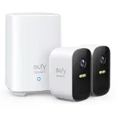 Eufy eufyCam 2C - Nettverksovervåkingskamera - utendørs, innendørs - værbestandig - farge (Dag og natt) - 1080p - lyd - trådløs - Wi-Fi (en pakke 2)