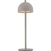 Schöner Wohnen LED-batteridrevet bordlampe Bellies, Sandbrise, IP54