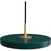 UMAGE Asteria MicroV2 hengelampe, dimbar, skoggrønn