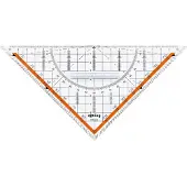 Rotring Centro Large Geometry Set Square with Handle 23cm
