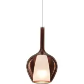 Ideal Lux Pendellampe Kalique 1, kobberfarget, Ø 18 cm
