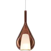 Ideal Lux Pendellampe Kalique 3, kobberfarget, Ø 18 cm