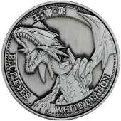 Fanattik Begrenset Utgave Yu-gi-oh! Blue-eyes White Dragon Samlermynt