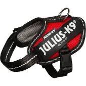 JULIUS K-9 K9 IDC POWAIR sele, Str.: Baby 2, rød, 33-45 cm