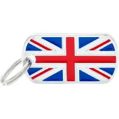 My Family England Flag Kjæledyrmerke