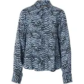 Scotch & Soda Printed Relaxed Fit Skjorte Med Lange Ermer